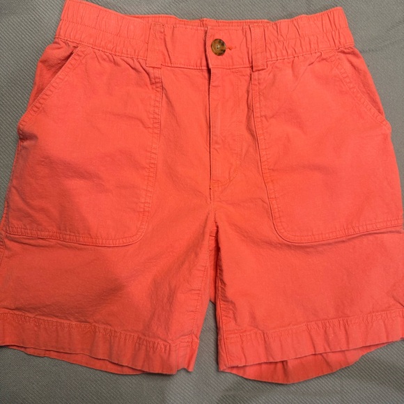 Duluth Trading Women's Hemp 7" Utility Shorts - Coral Pink Pull-On Stretch Sz 4 - Picture 7 of 7